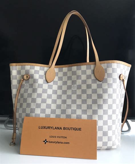 louis vuitton damier neverfull tote bag